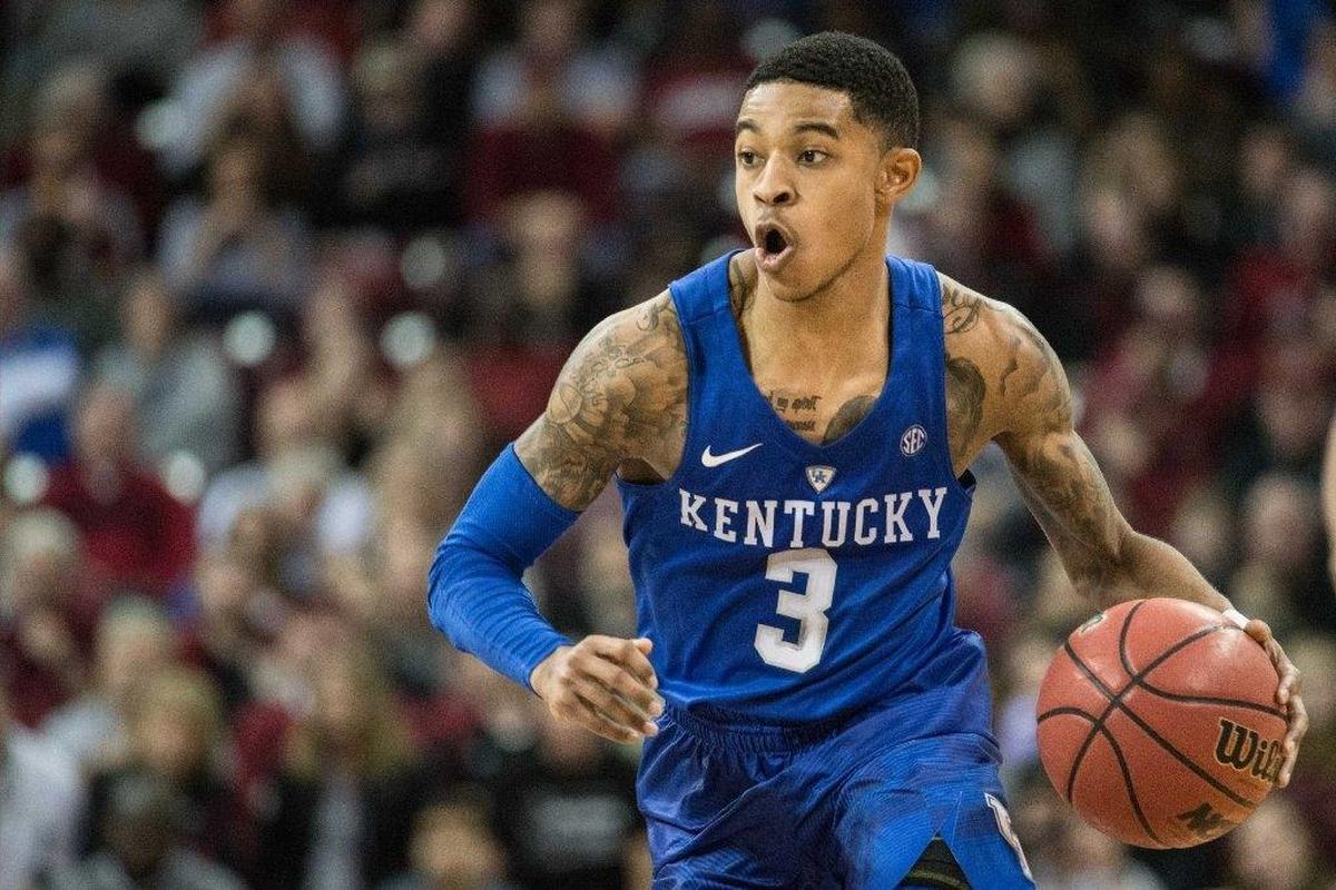 Tyler Ulis was named both SEC Player of the Year and SEC Defensive Player of the Year after his sophomore season at Kentucky in 2015-16.