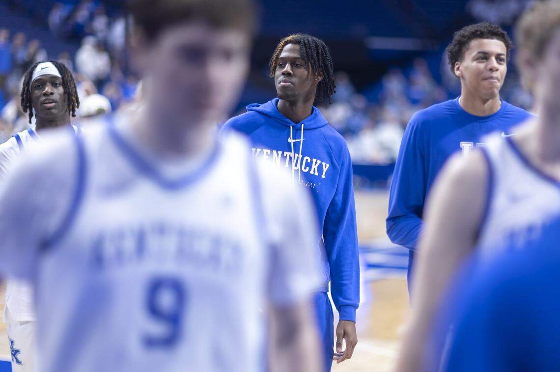 Kentucky guard Kam Williams hasn’t played since suffering a broken foot against Texas on Jan. 21.