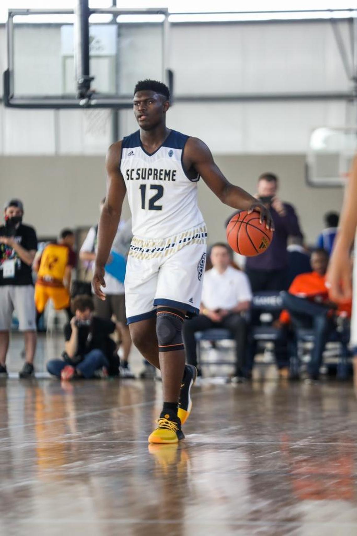 Zion Williamson is scheduled to visit Kansas this weekend.