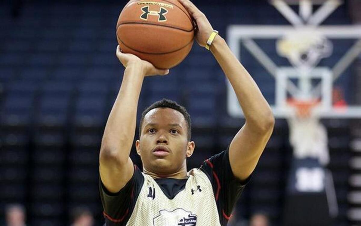 Jemarl Baker made 94 three-pointers as a high school senior this past season.