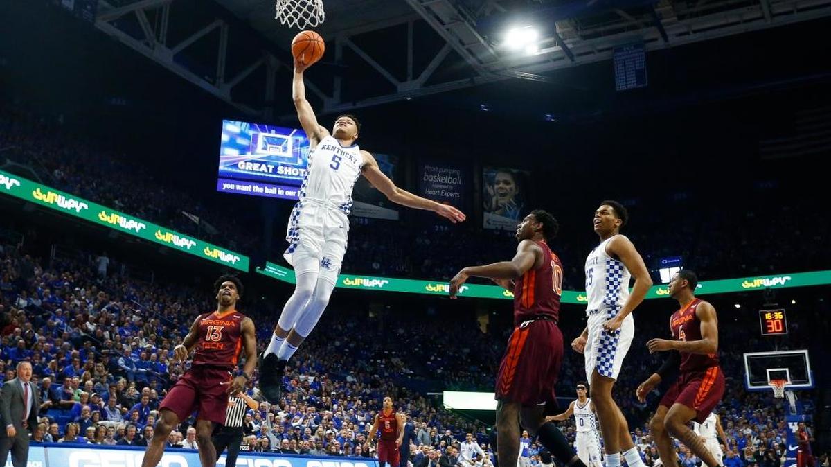 Kevin Knox led Kentucky in scoring last Saturday against Virginia Tech. The Wildcats take on UCLA this Saturday.