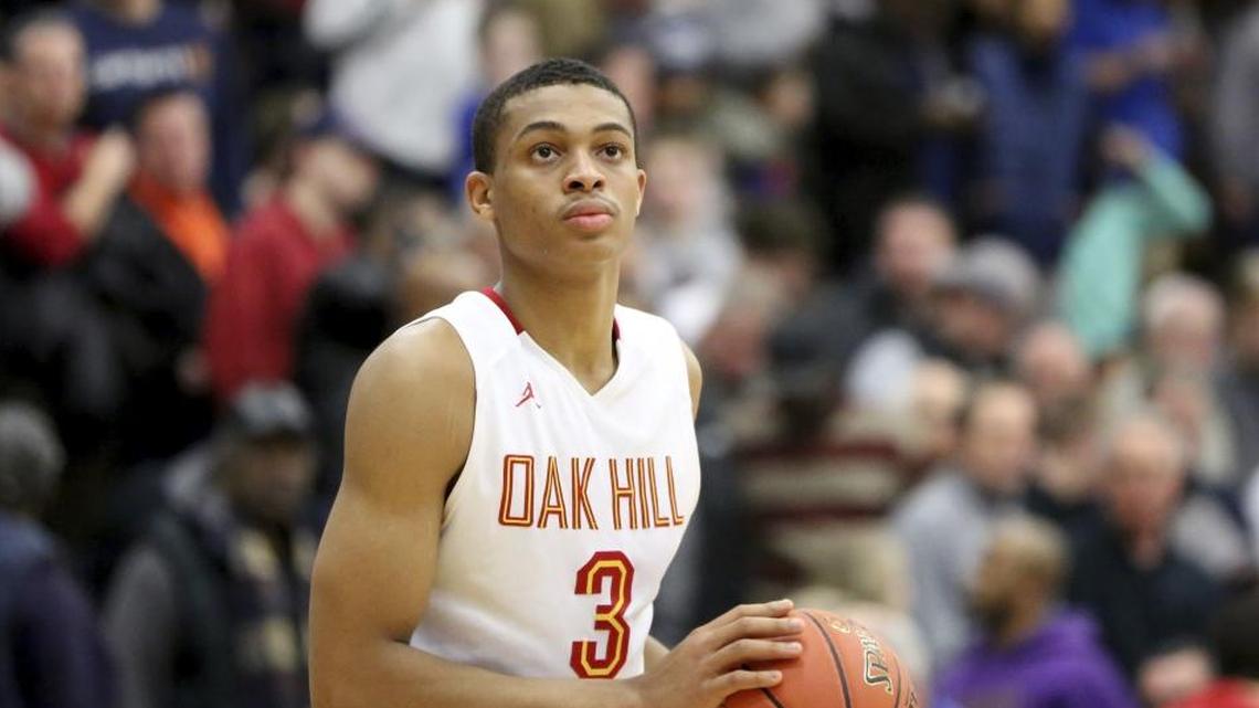 Keldon Johnson was a star player for Oak Hill Academy this season.