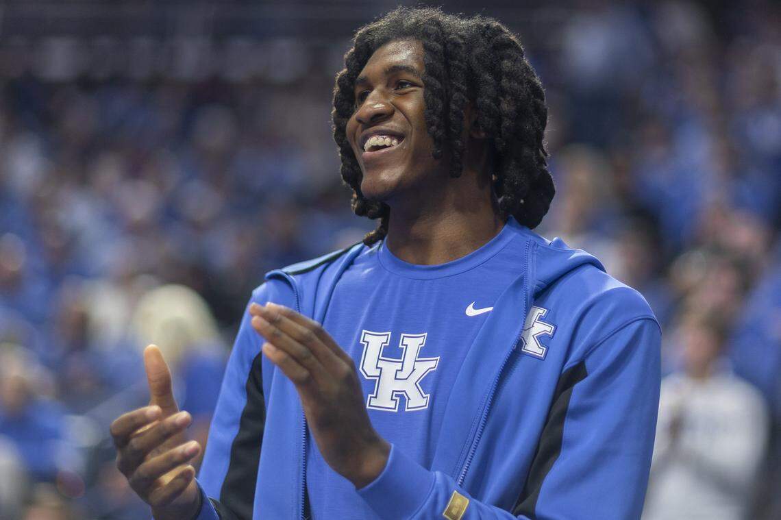 Kentucky forward Jayden Quaintance averaged 2.6 blocked shots per game as a freshman at Arizona State last season.