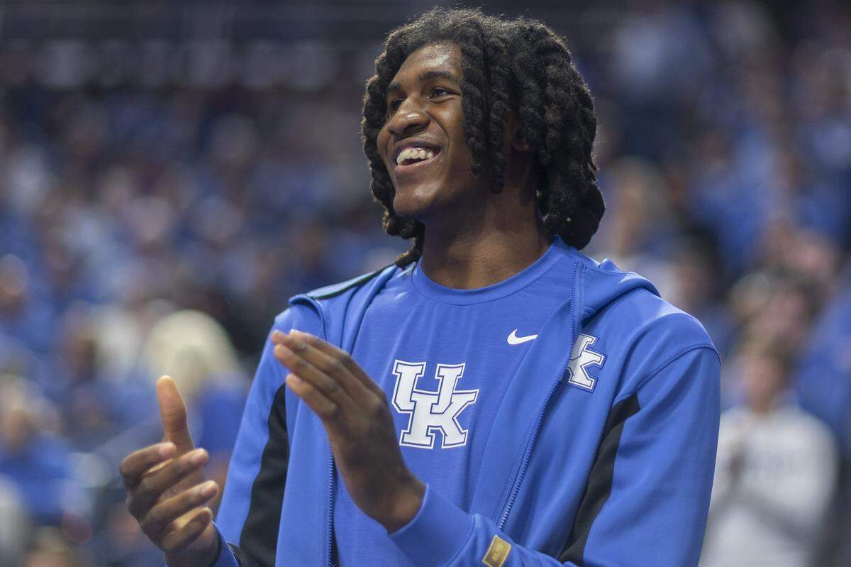 Kentucky forward Jayden Quaintance averaged 2.6 blocked shots per game as a freshman at Arizona State last season.