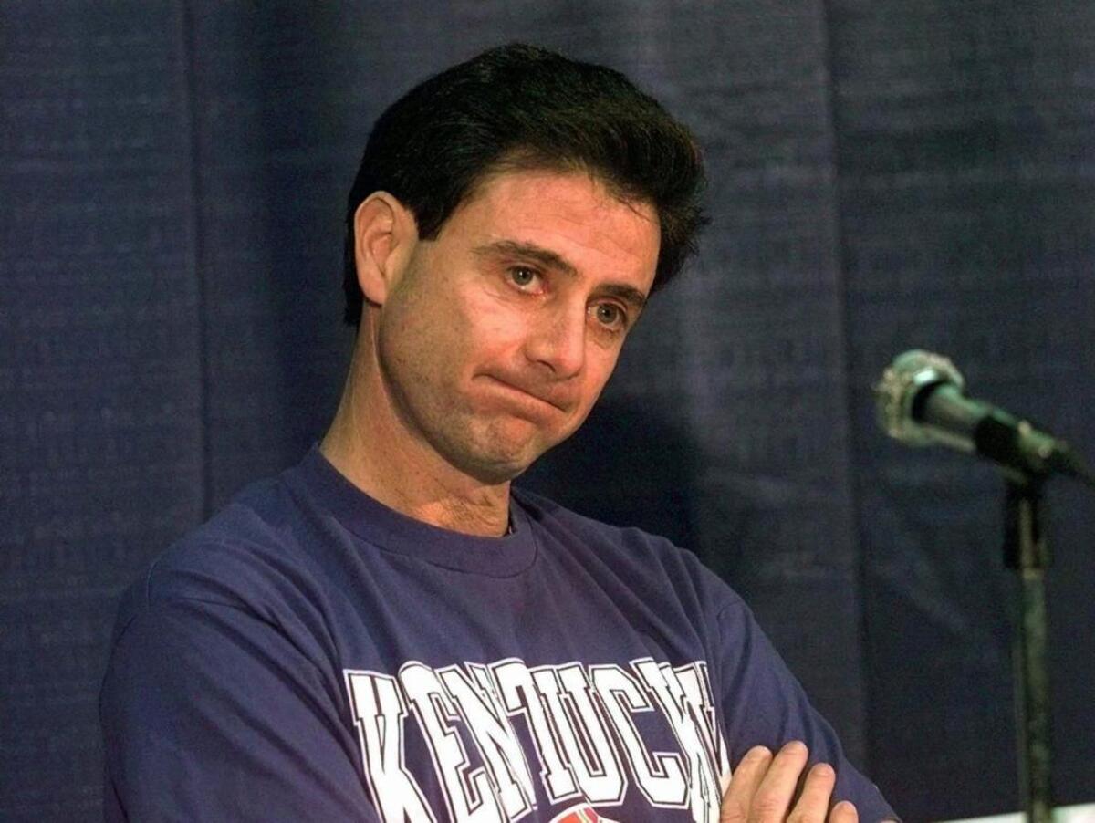 Rick Pitino was head coach at Kentucky from 1989 through 1997, posting a record of 219-50.