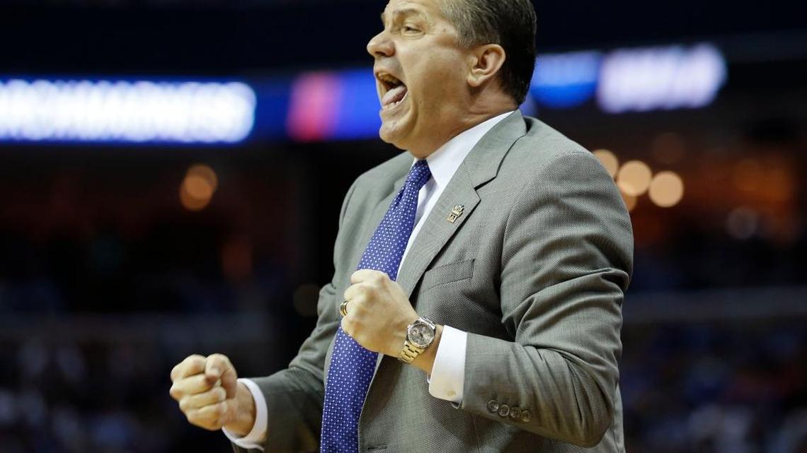 Kentucky Coach John Calipari hollered instructions as his Wildcats played UCLA in the NCAA South Region semifinals in March. A film on the coach, titled “One and Not Done,” airs on ESPN at 9 p.m. Thursday.