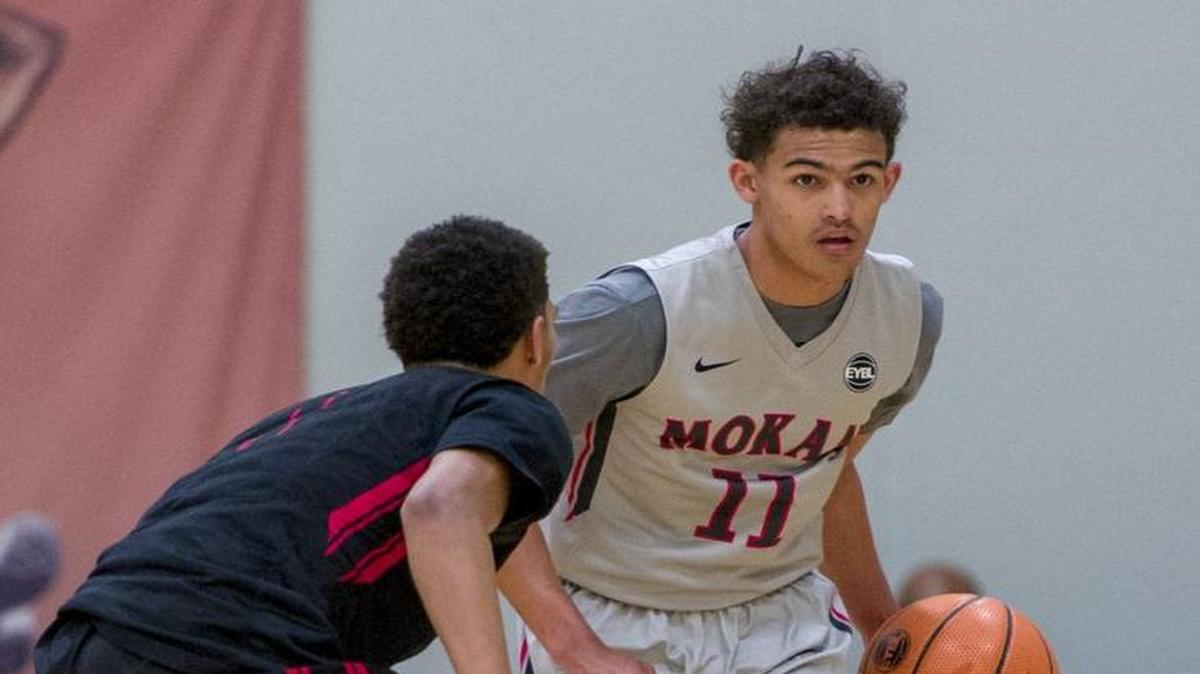 Trae Young averaged 23.2 points, 7.1 assists and 2.3 steals per game for Mokan Elite on the Nike circuit this summer, leading his team to the Peach Jam title and earning co-MVP honors at that event.