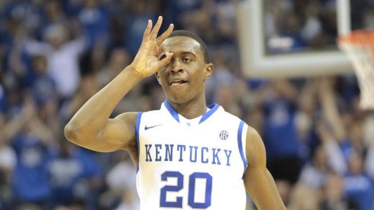 Doron Lamb made 47.5 percent of his three-point attempts in his two seasons at Kentucky.