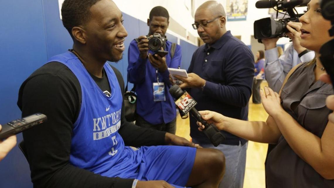 Kentucky freshman big man Bam Adebayo says he does not feel pressure to live up to the exacting standard of Calipari-era UK post players. “There’s always been pressure with me,” he says, “because I’ve always wanted to be the best I could be.”