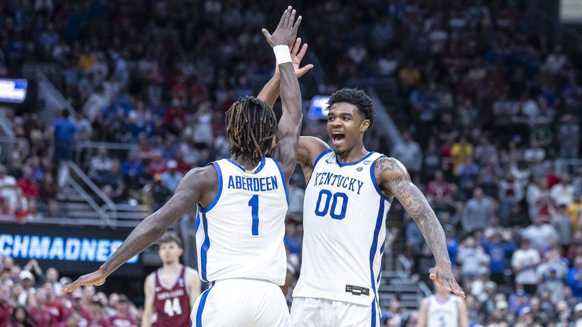 Otega Oweh’s 3-point heave helps keep Kentucky’s March Madness hopes alive