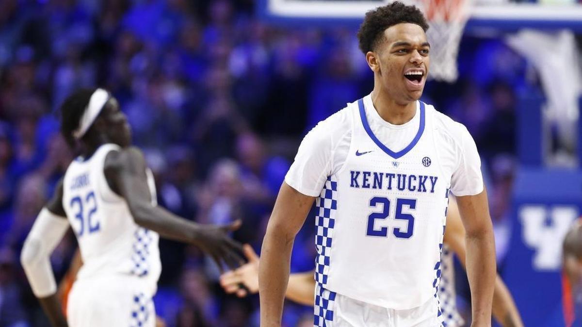 Kentucky forward PJ Washington averaged 10.8 points and 5.7 rebounds per game as a freshman. Washington will enter the NBA Draft to test his market value but has not hired an agent.