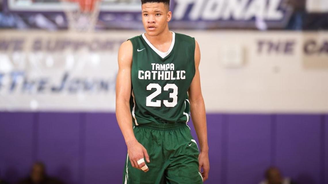 Kevin Knox averaged 28 points and 11 rebounds per game for Tampa Catholic last season.