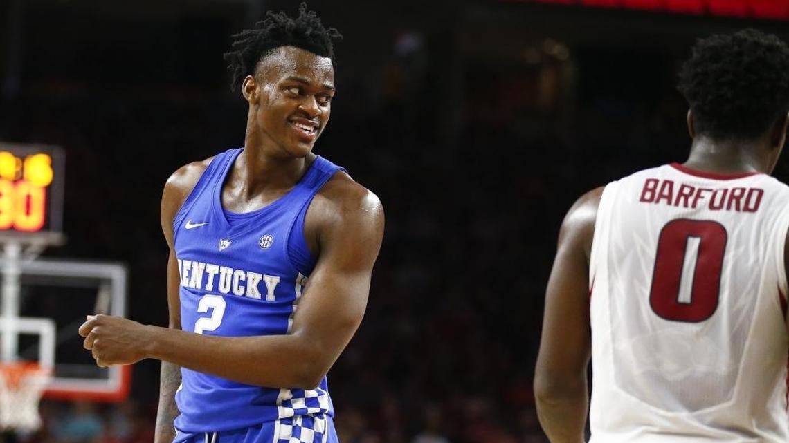 Jarred Vanderbilt is the Cats’ leading rebounder this season, despite limited minutes off the bench.
