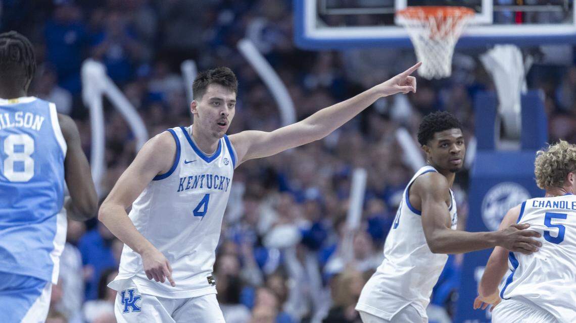 Andrija Jelavic will enter the transfer portal after one season at Kentucky