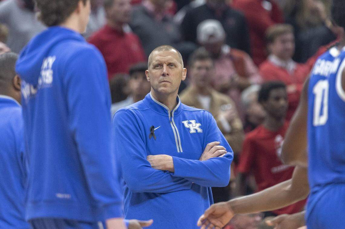 Kentucky men’s basketball coach Mark Pope and the Wildcats fell 96-88 at Louisville on Nov. 11. Success in men’s sports gave U of L an overall edge over UK in the all-sports rivalry between the schools in 2025-26. 