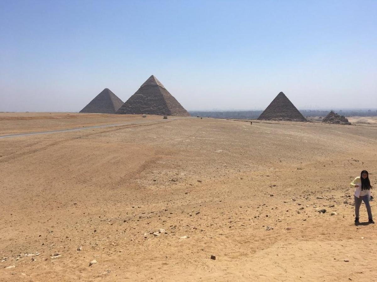 John Calipari promised a trip to the pyramids, and he delivered. The UK coach and his team toured Friday morning, and Calipari tweeted out this picture.