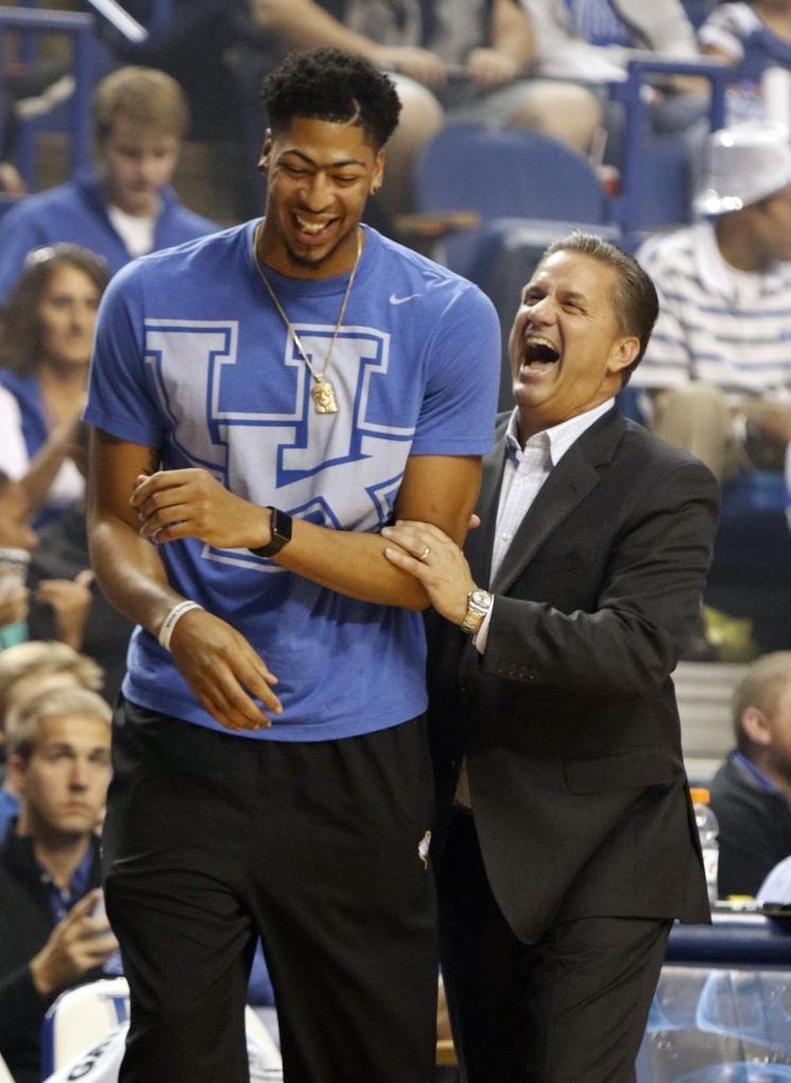 Anthony Davis returned to Kentucky for Big Blue Madness 2015.