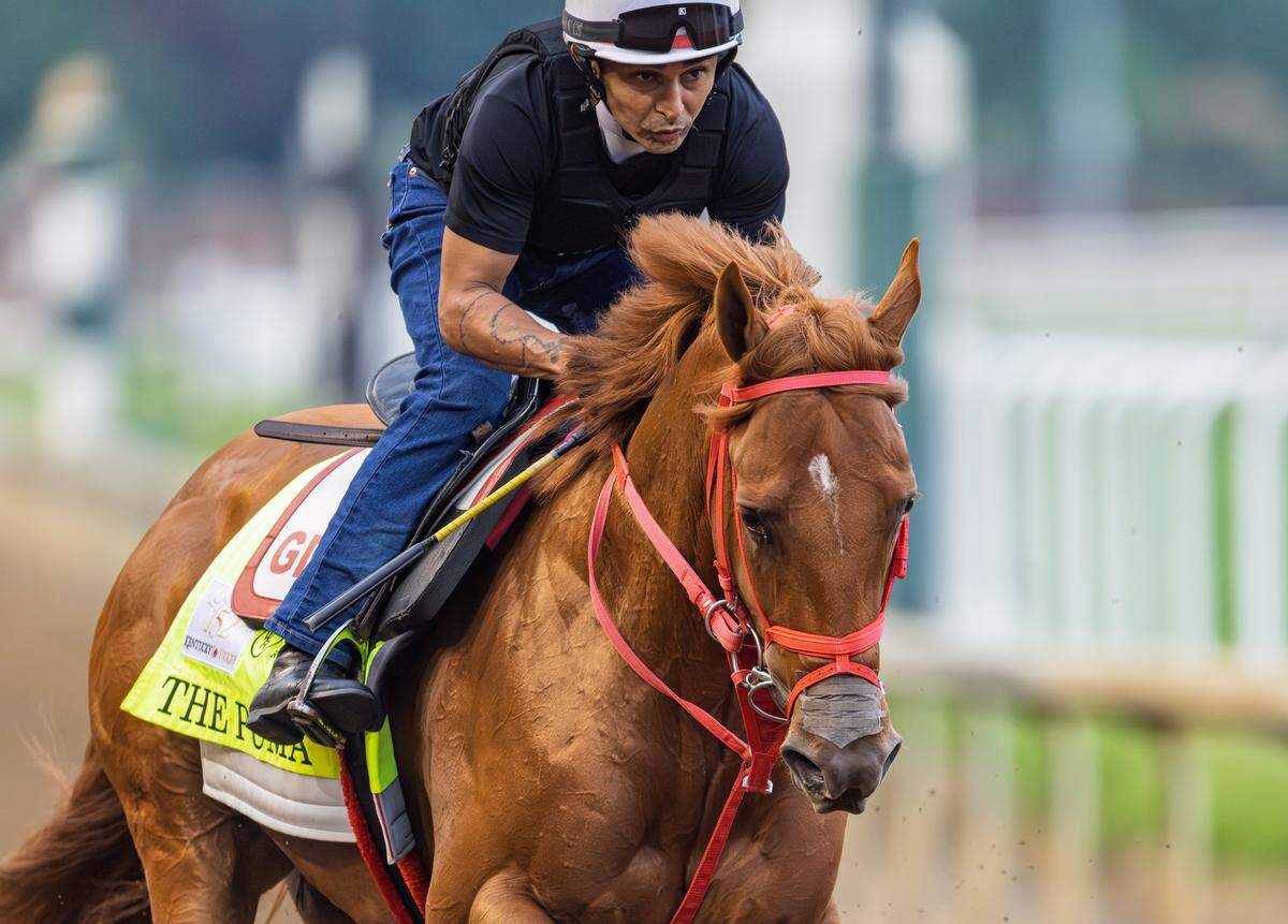 The Puma was scratched from the Kentucky Derby on Saturday morning.
