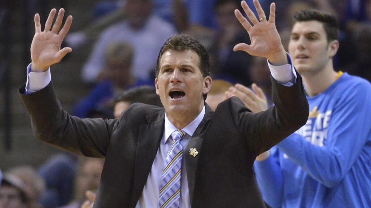 UCLA head coach Steve Alford took his Bruins to the Sweet 16, but they lost to Kentucky on Friday night.