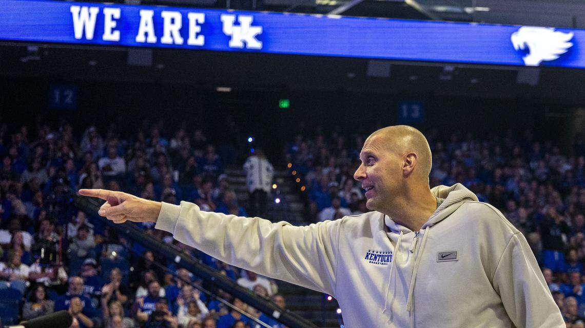 Kentucky head coach Mark Pope hopes to lead the Wildcats to the program’s ninth national championship this season.