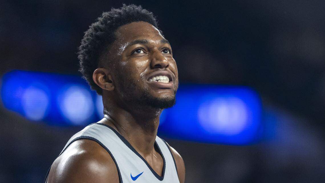 Kentucky forward Mouhamed Dioubate averaged 7.2 points and 5.9 rebounds in just 16 minutes per game last season at Alabama.