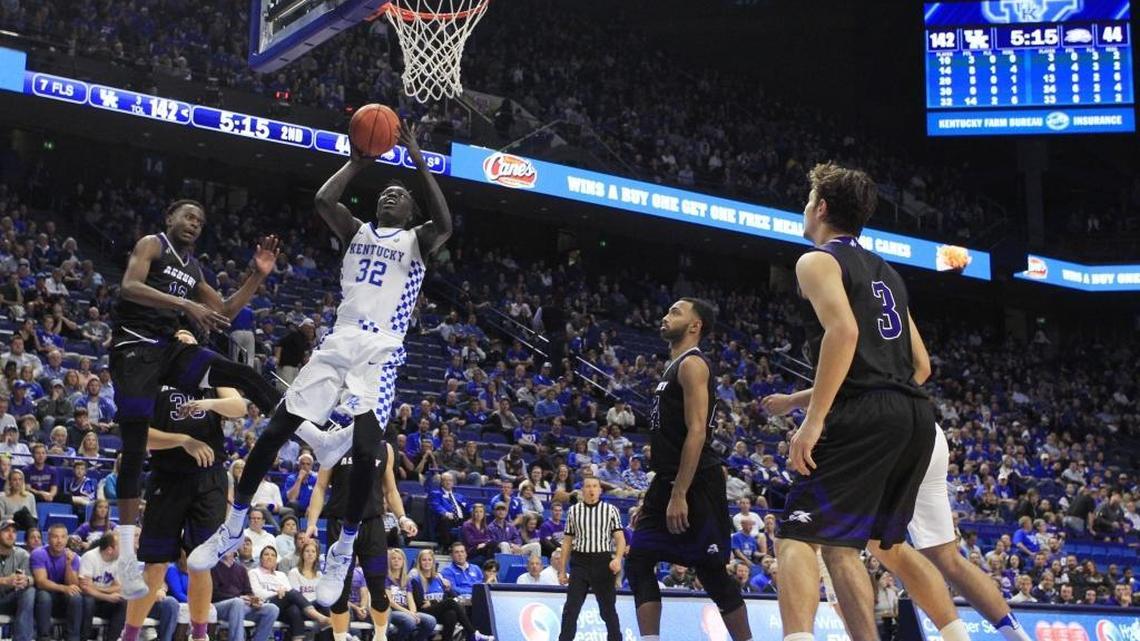 Wenyen Gabriel is averaging 5.7 points and 3.7 rebounds through Kentucky’s first three games.