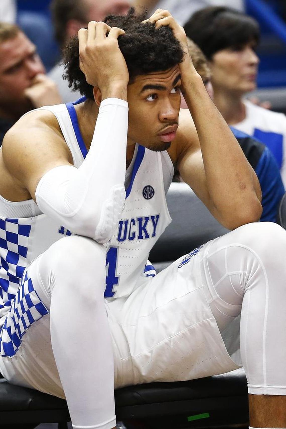 Freshman Nick Richards, who arrived at Kentucky as a five-star recruit and a McDonald’s All-American was barely contributing by the end of this season. “Everybody went through their struggles at the beginning of the season,” Richards said after UK’s season-ending loss to Kansas State. “Every single player did. Mine just happened at the wrong (time), the last moments of the season.”