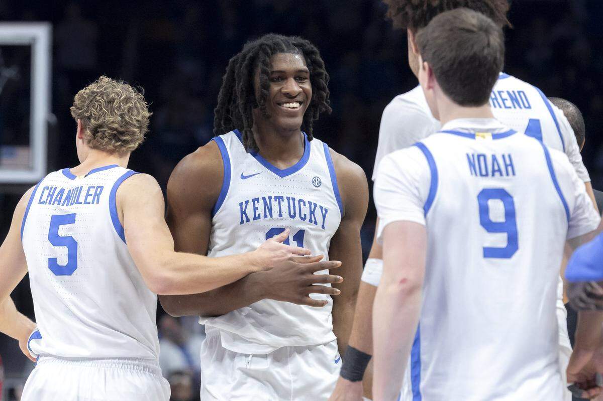 Kentucky forward Jayden Quaintance appeared in only four games for the Wildcats during the 2025-26 season.