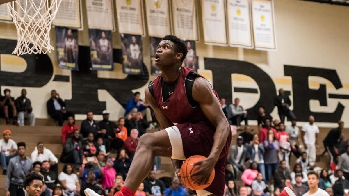 Zion Williamson will be a senior at Spartanburg Day (S.C.) this season.