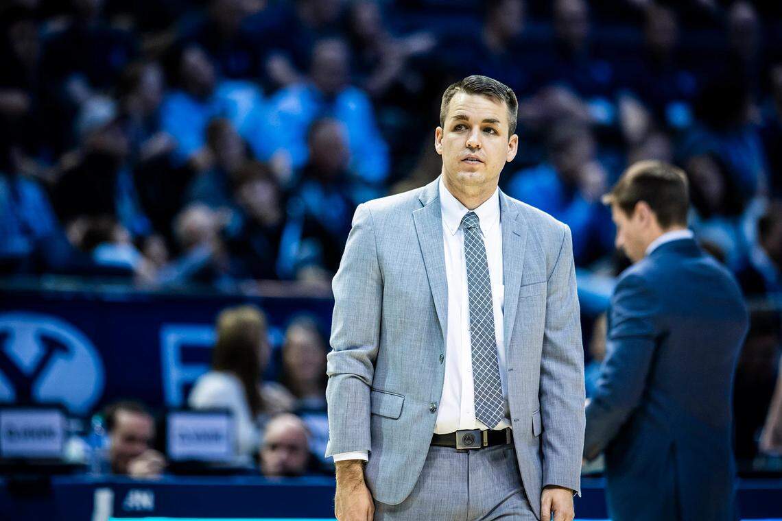 Keegan Brown served under Mark Pope for five seasons at BYU and was the program’s director of player personnel before Pope accepted the head coaching job at Kentucky in 2024.