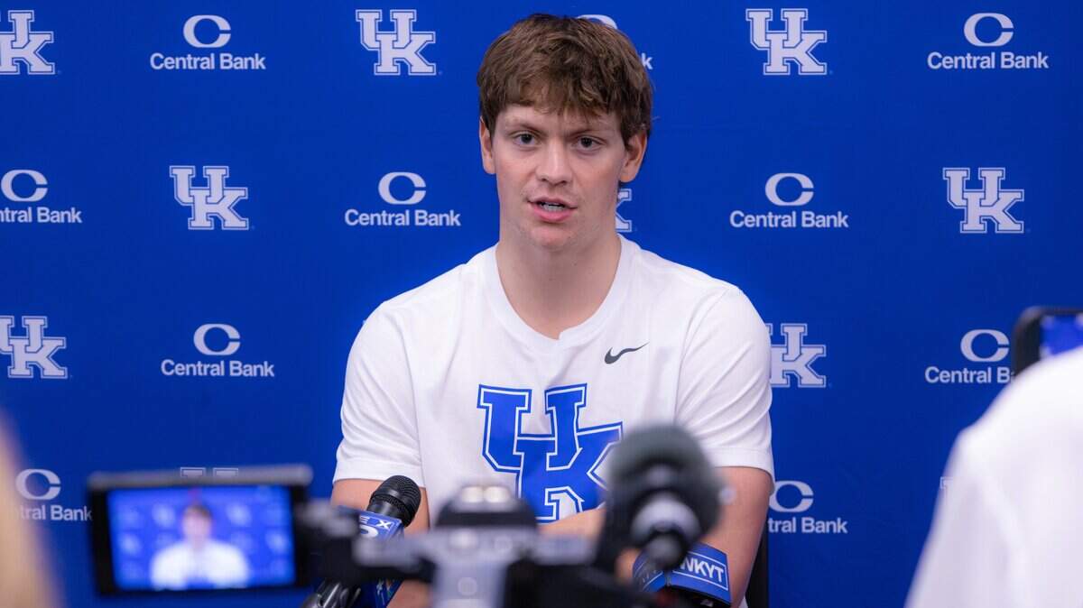 UK forward Trent Noah has scored 144 points in 51 appearances with the Wildcats over the past two seasons.