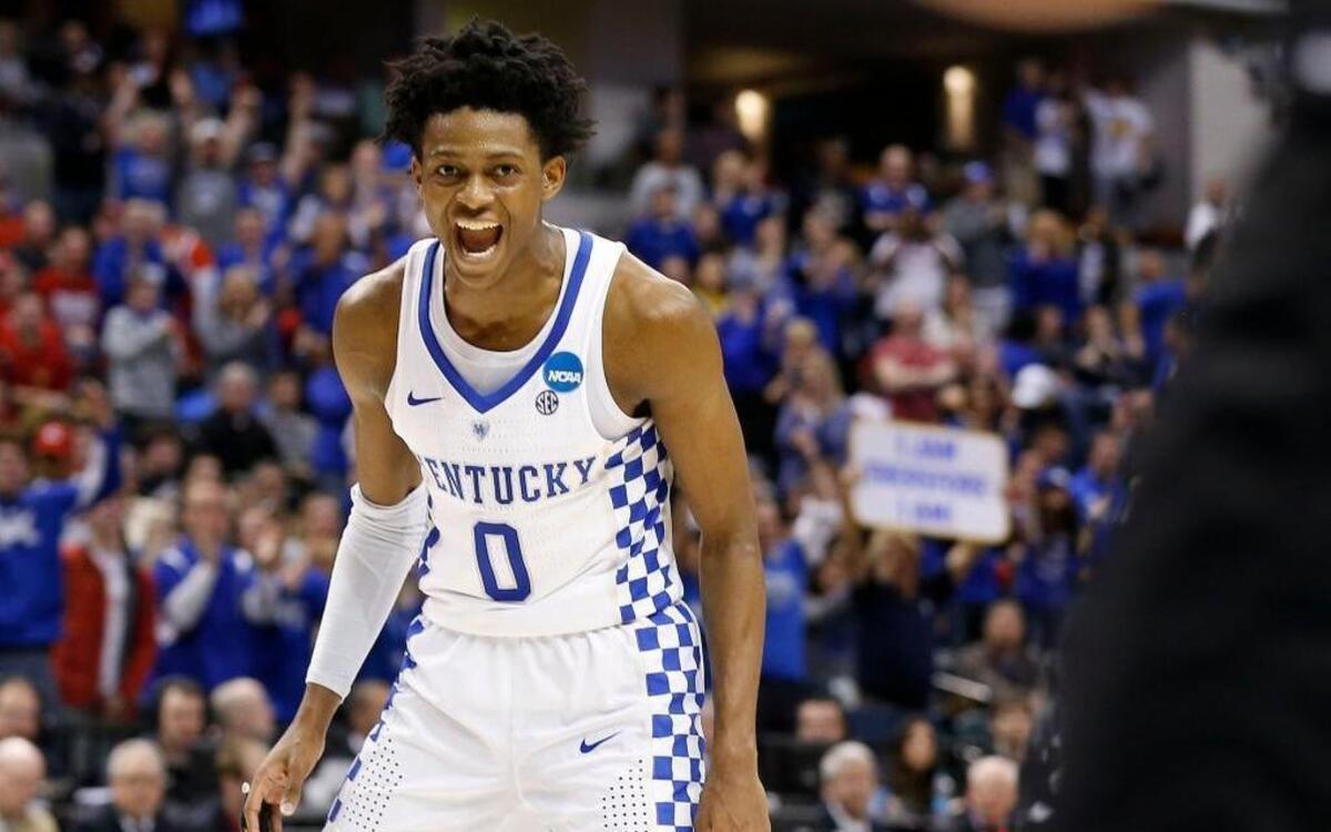 Former University of Kentucky star De'Aaron Fox is one of many Wildcats who went on to be selected in the first round of the NBA Draft.