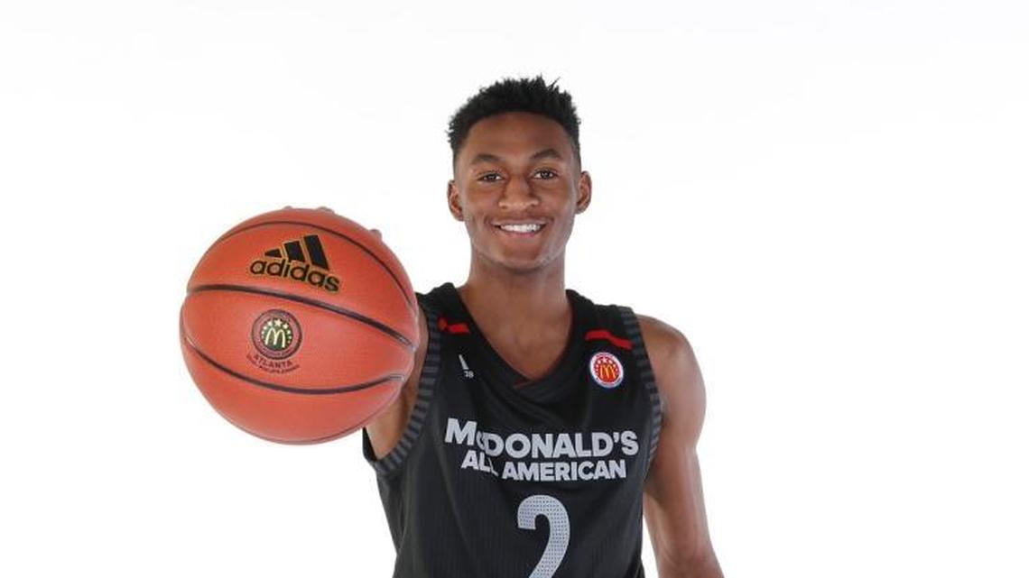 Immanuel Quickley made 14 of 25 threes at the McDonald’s three-point contest Monday.