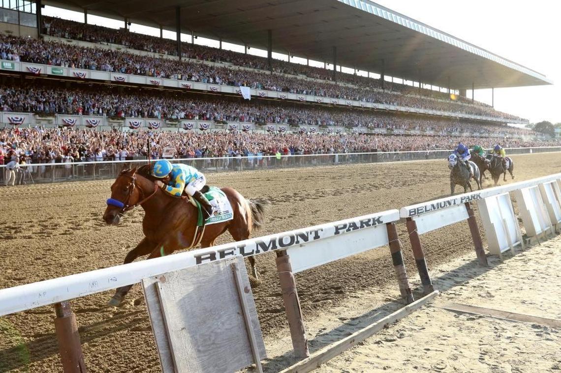 American Pharoah and jockey Victor Espinoza raced home to win the Belmont Stakes on June 6. Breaking a 37-year jinx, Pharoah became the sport’s 12th Triple Crown winner.