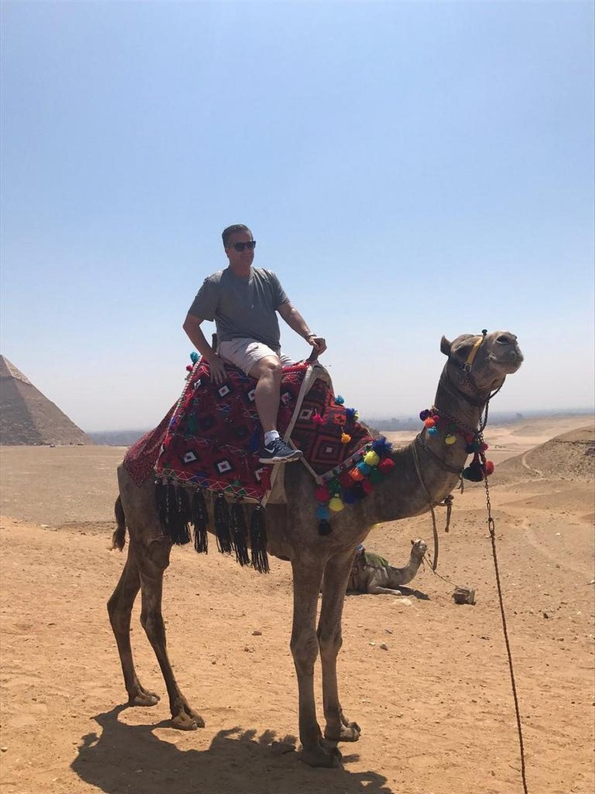 If you’ve ever longed to see the UK basketball coach riding a camel, here you go. John Calipari tweeted this photo Friday morning from Egypt.