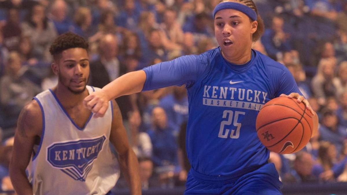 Makayla Epps, shown here during Big Blue Madness on Oct. 14, averaged 17.1 points, 4.8 rebounds, 4.5 assists and 1.3 steals per game last season.