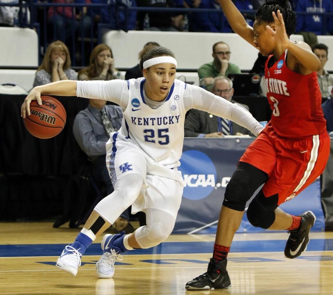 Makayla Epps is sixth on Kentucky’s all-time women’s basketball scoring list.