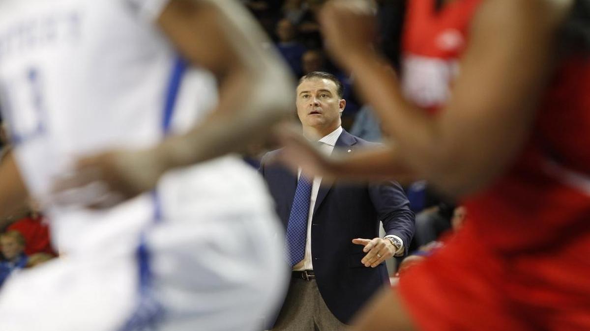 Kentucky’s Matthew Mitchell coached the Cats against Radford on Sunday in Memorial Coliseum.