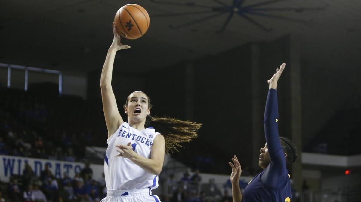 Kentucky junior Maci Morris is averaging a career-best 16.1 points per game this season. She has scored 1,074 points in her UK career.