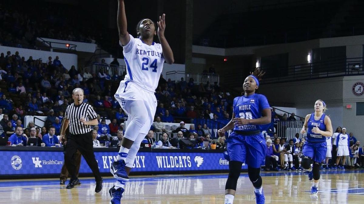 Kentucky guard Taylor Murray is averaging 15.5 points over her past six games.