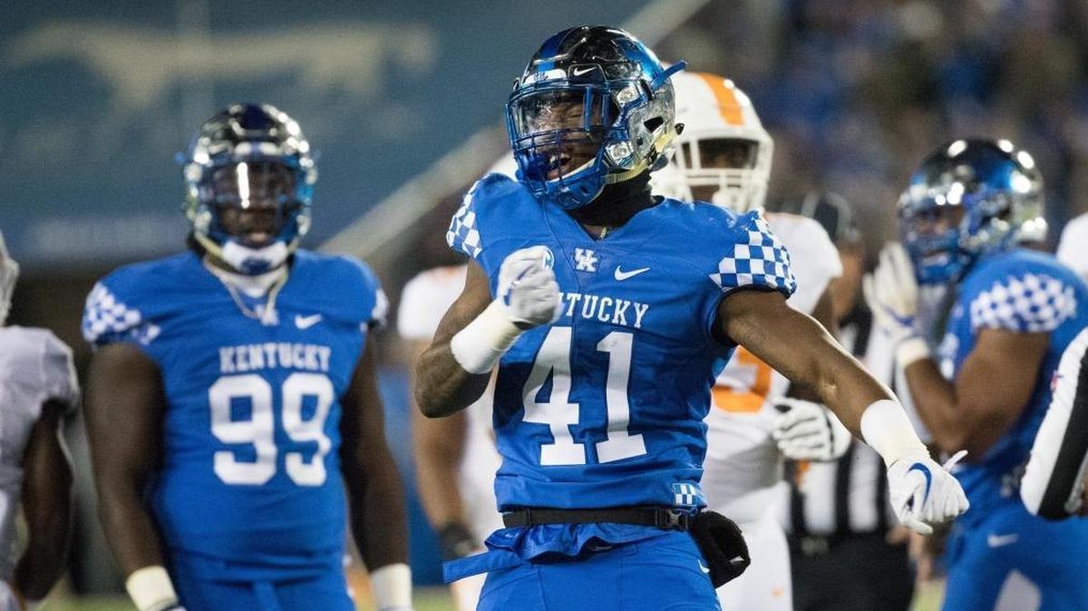 Kentucky senior Josh Allen is one of nine returning defensive starters for the Cats. The linebacker also is one of several UK players chasing down school records this season.