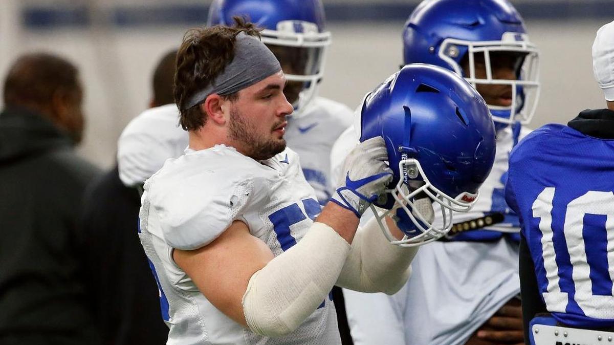 Kentucky linebacker Kash Daniel was 2015 Mr. Football at Paintsville High School but has played mostly on special teams since his arrival at UK.