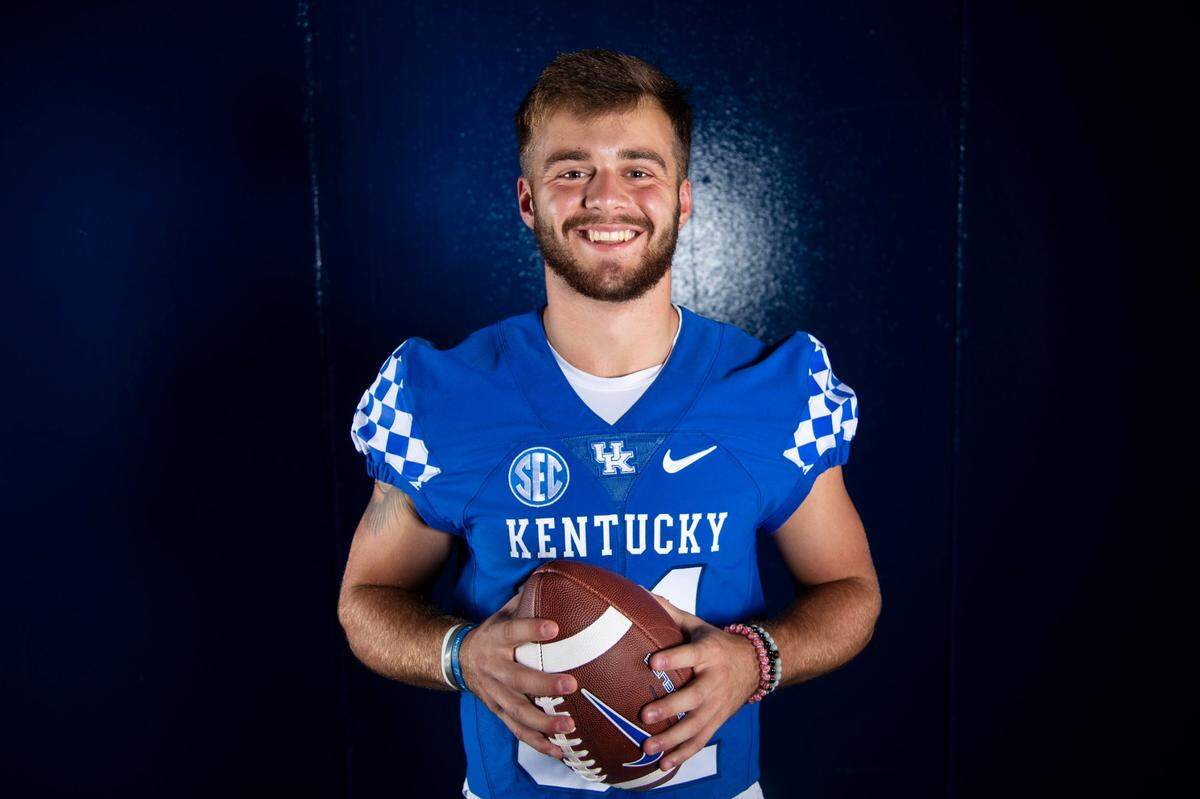 Former Boyle County High School star Cole Lanter could see the field as a backup wide receiver this fall after earning a scholarship from Kentucky.