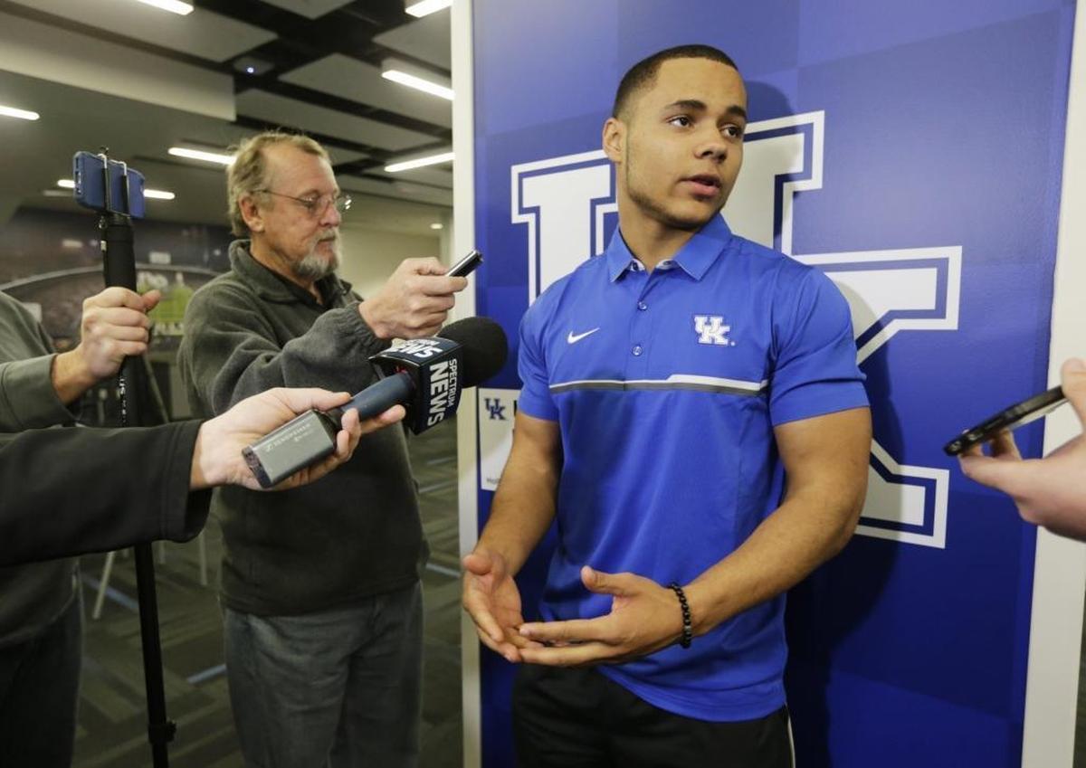 Running back Bryant Koback orginally signed with Kentucky in the class of 2017 but he is now the star running back for Toledo.