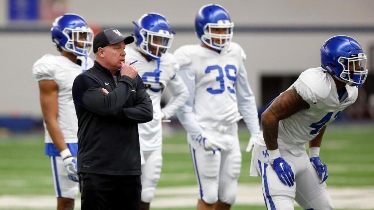 Kentucky Coach Mark Stoops and staff are excited to watch some of the younger players, especially early in the Citrus Bowl practice schedule. Many of those players will be counted on to replace seven starters on defense and four on offense next season.