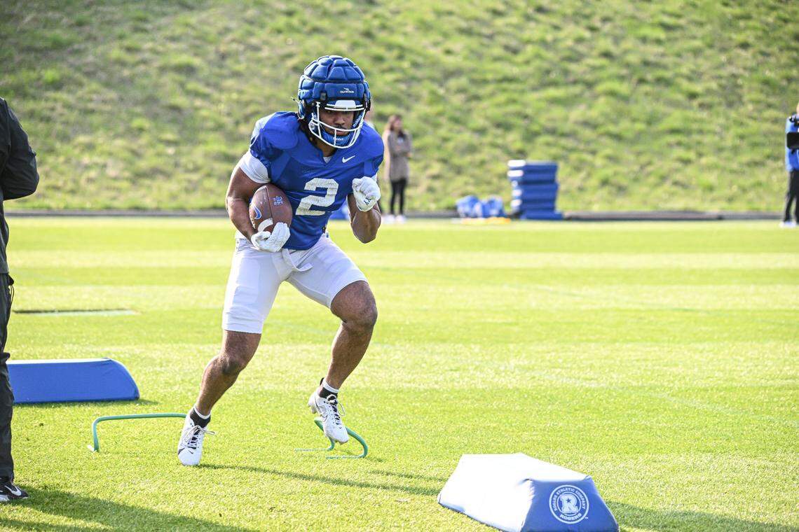 Nebraska transfer Dante Dowdell is expected to provide the type of physical rushing style that Kentucky’s running back rotation lacked in 2024.