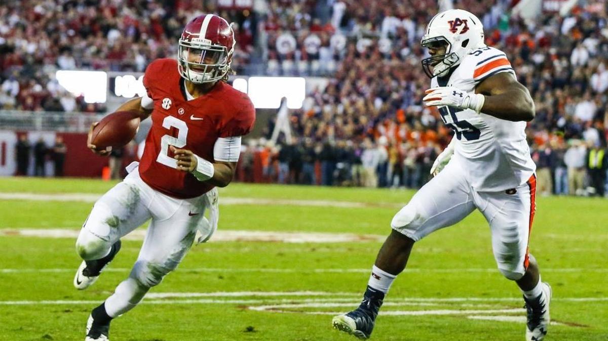 Alabama and quarterback Jalen Hurts enter the postseason as the nation’s No. 1-ranked team.