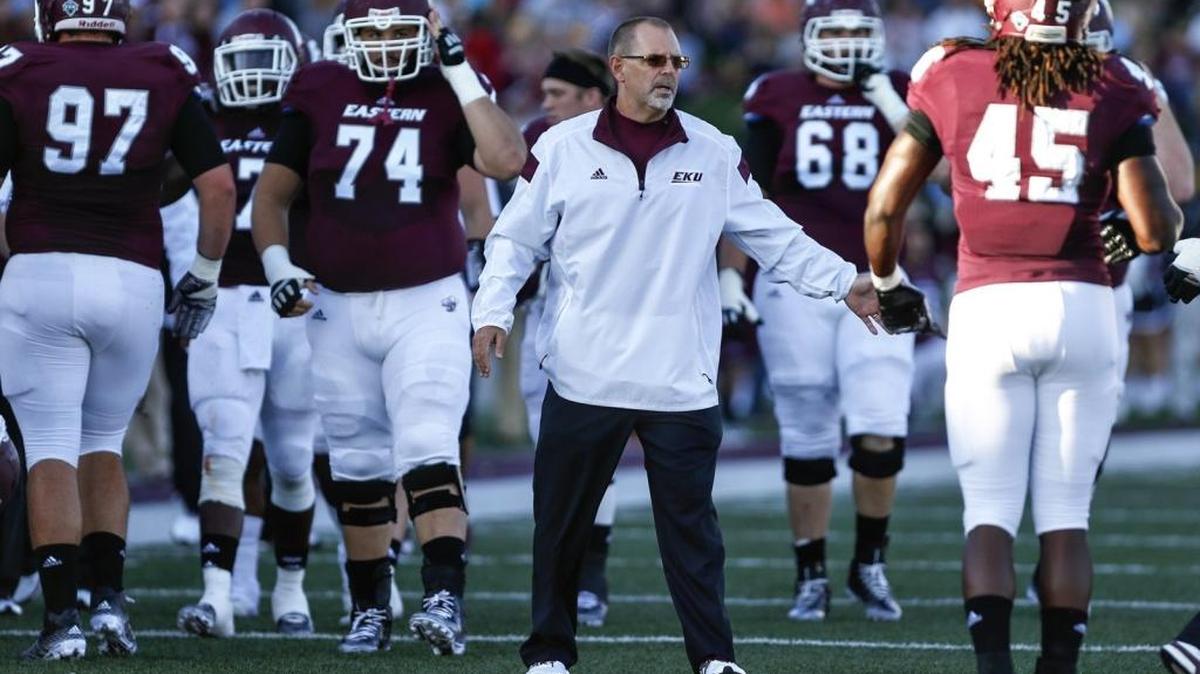 Dean Hood led Eastern Kentucky to two Ohio Valley Conference championships and three FCS playoff appearances in eight seasons as head coach of the Colonels.