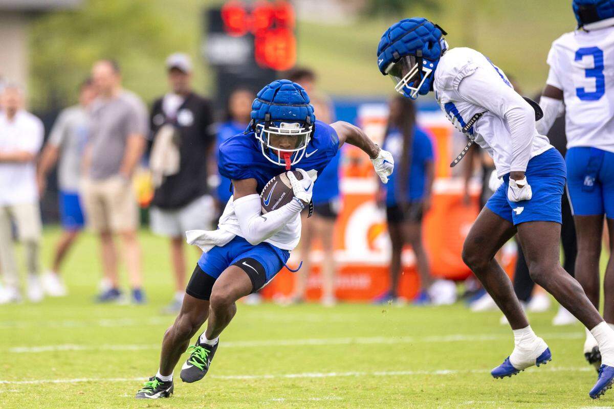 UAB transfer Fred Farrier has been a consistent target of praise from Kentucky coaches and teammates during preseason camp.