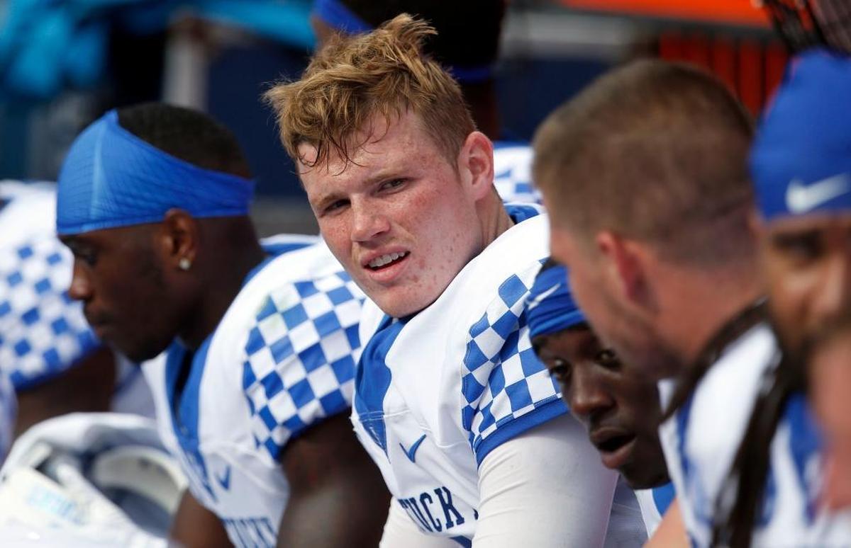 The best game of Drew Barker's star-crossed Kentucky career came in the 2016 season opener against Southern Mississippi.